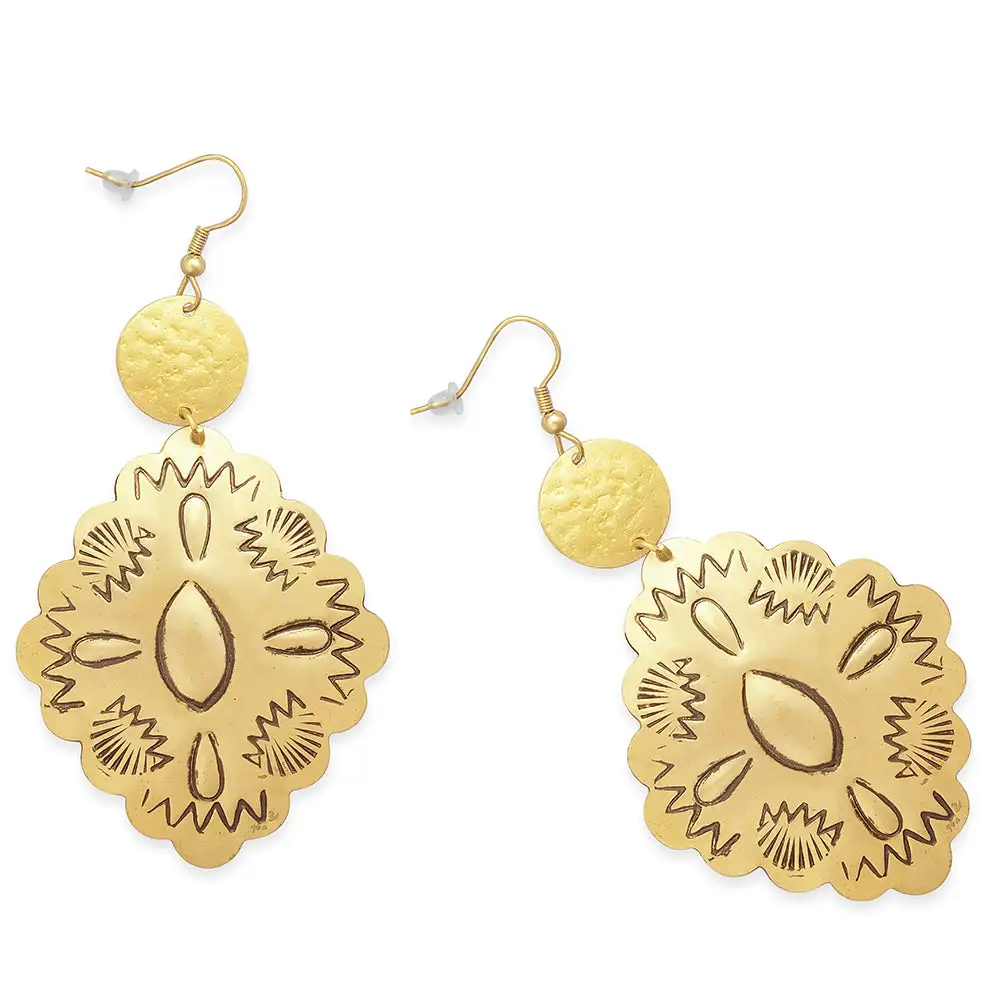 Lively Artful Statement Earrings