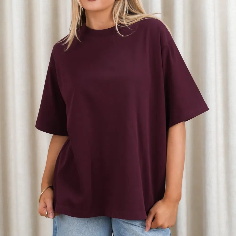 Oversized Boxy Statement Casual Tee