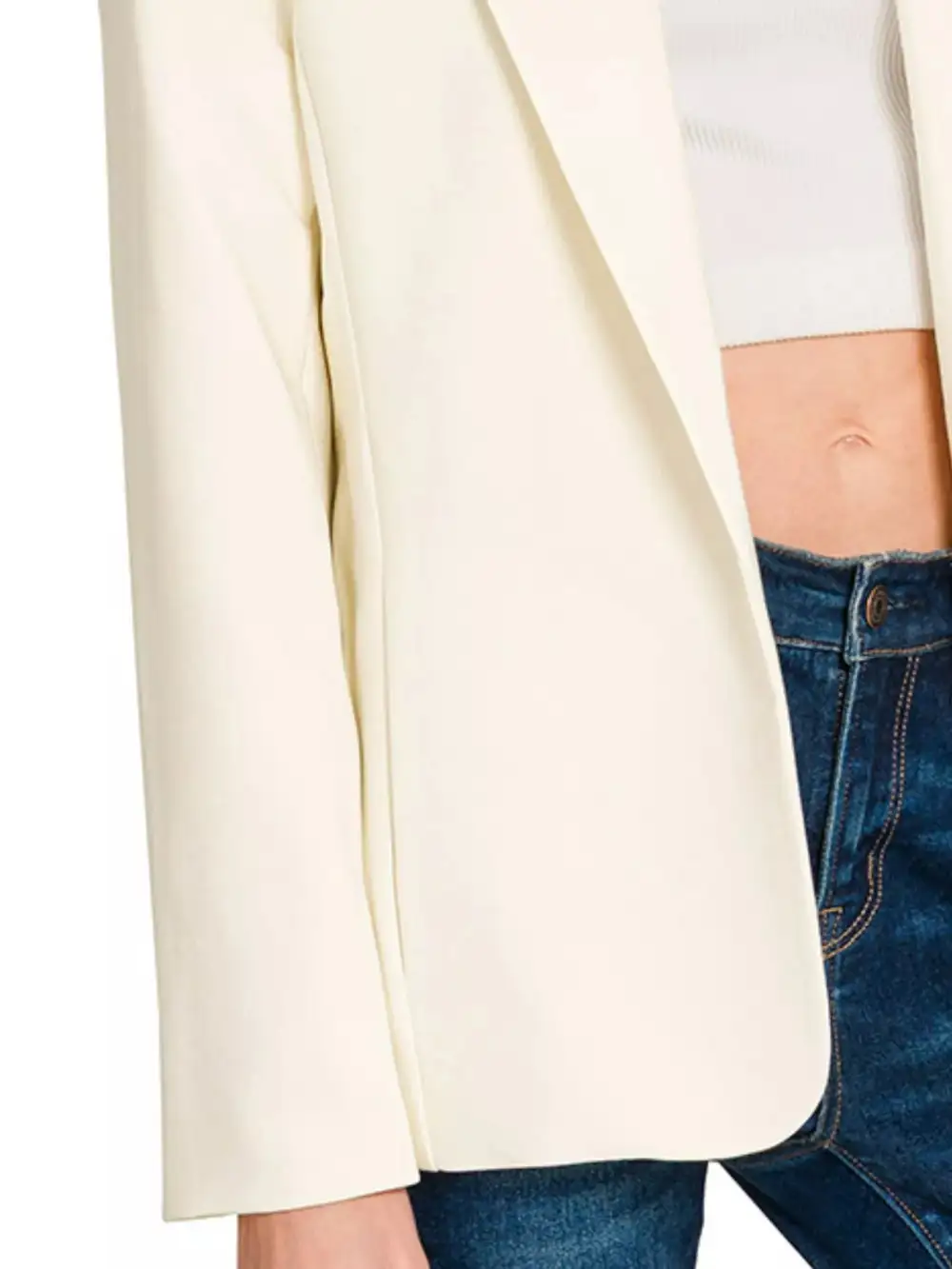 Classic Refined Long-Sleeve Blazer