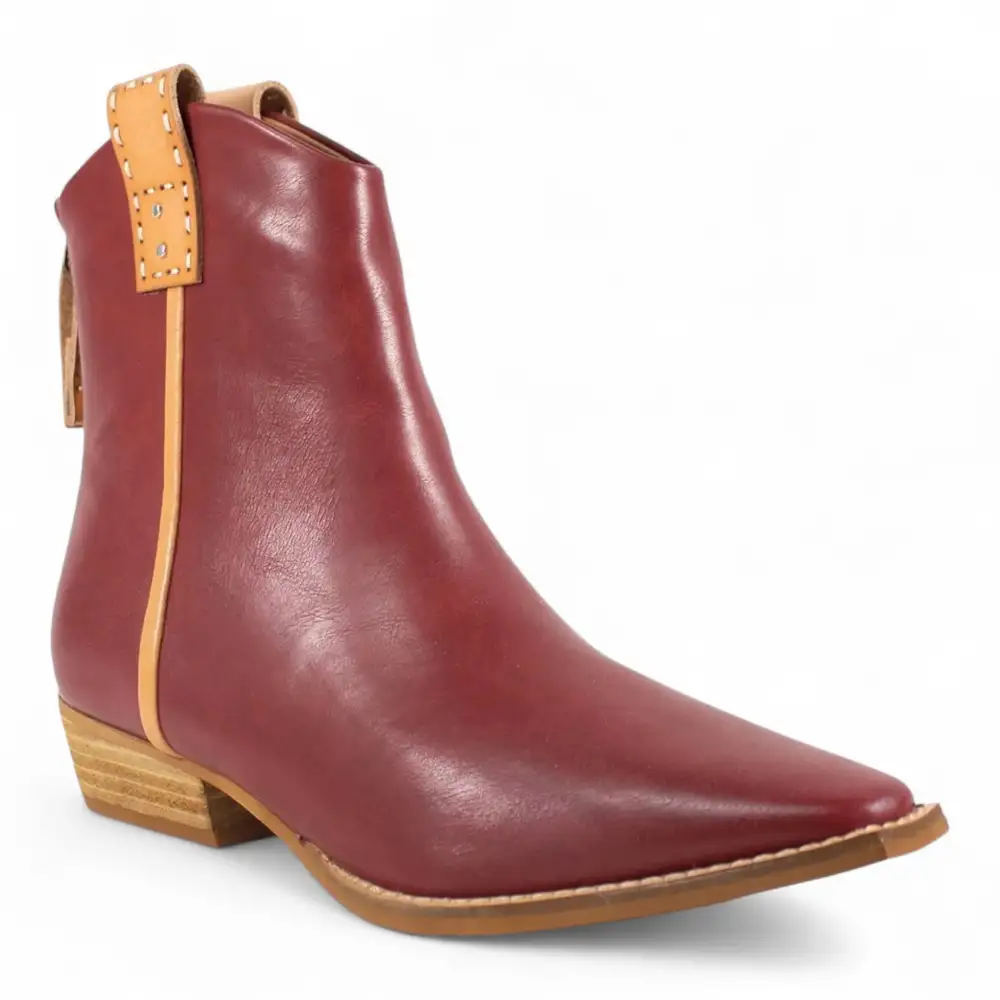 Abby Western Cowboy Ankle Booties