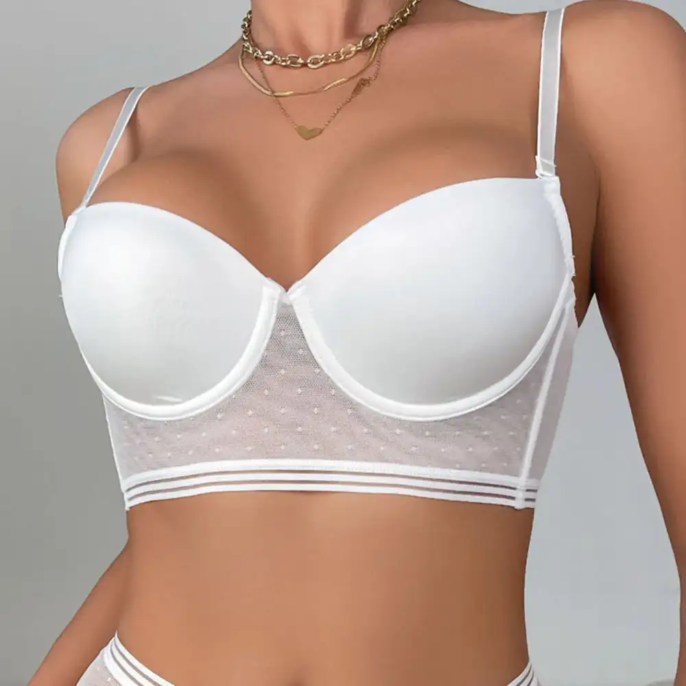 Mesh Corset Bra