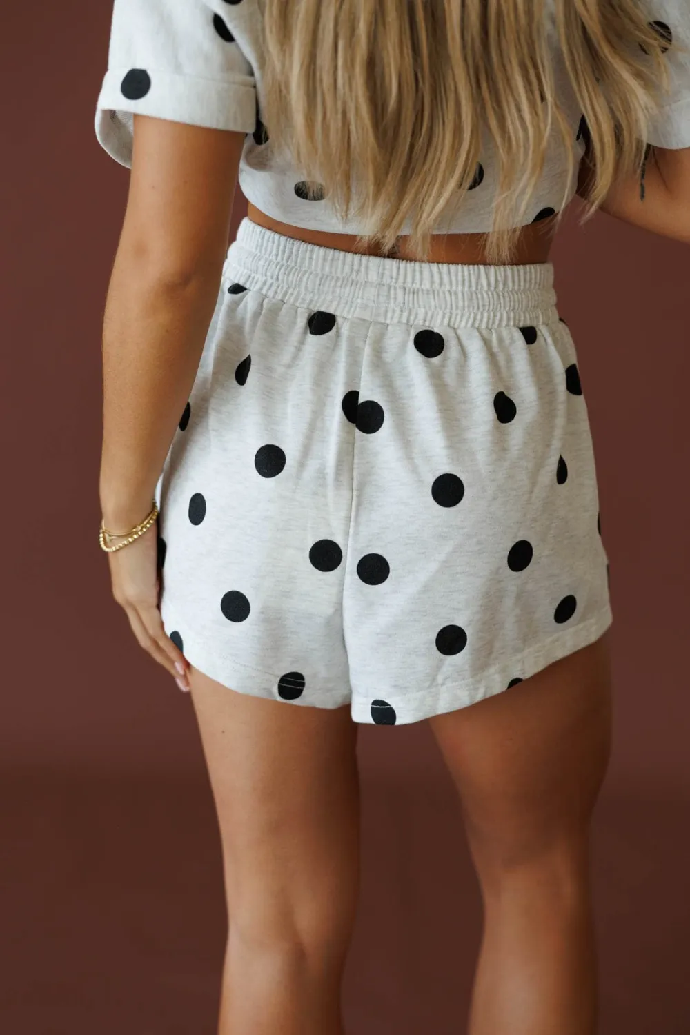 Cotton Polka Dot Casual Shorts