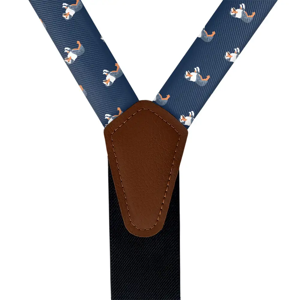 Balanced Versatile Shepherd Dog Theme Suspenders