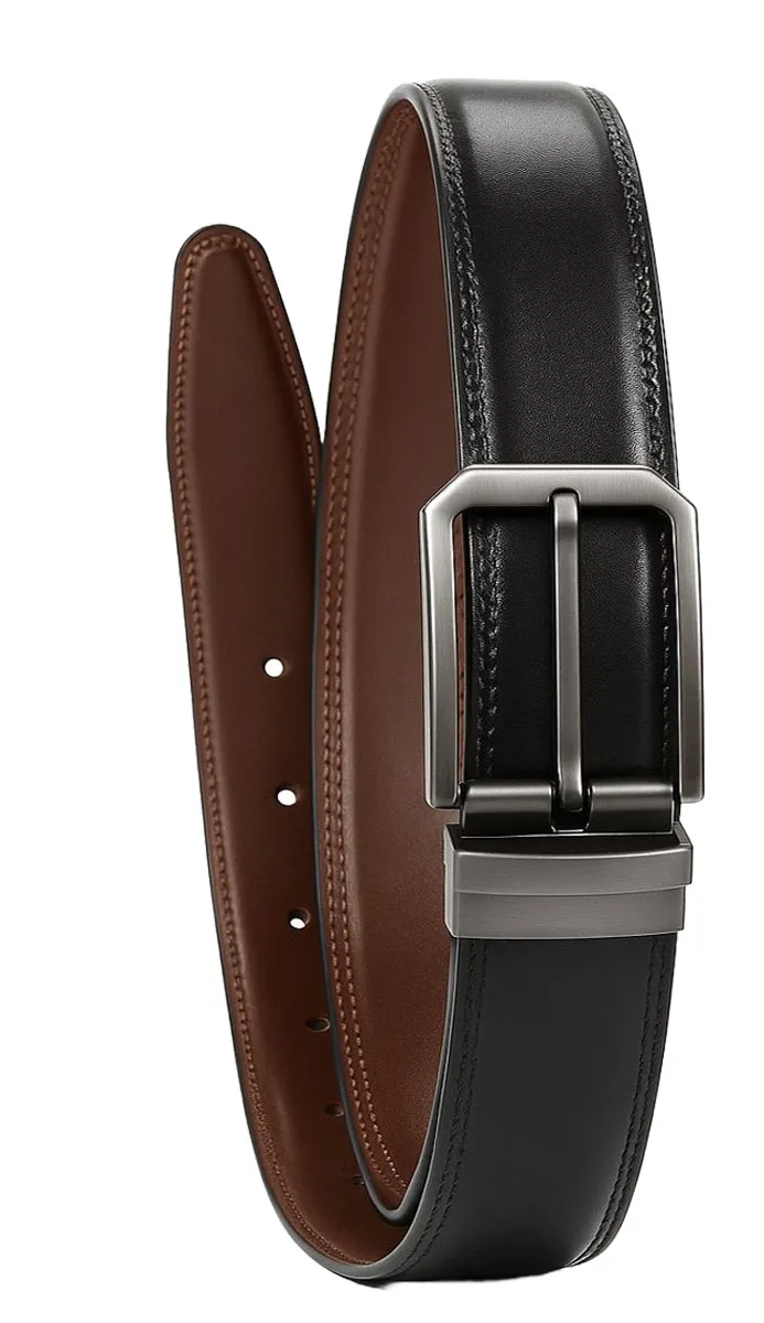 Reversible Belt And Wallet Set