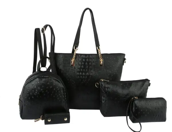 Top Handle Crocodile Hobo Bag