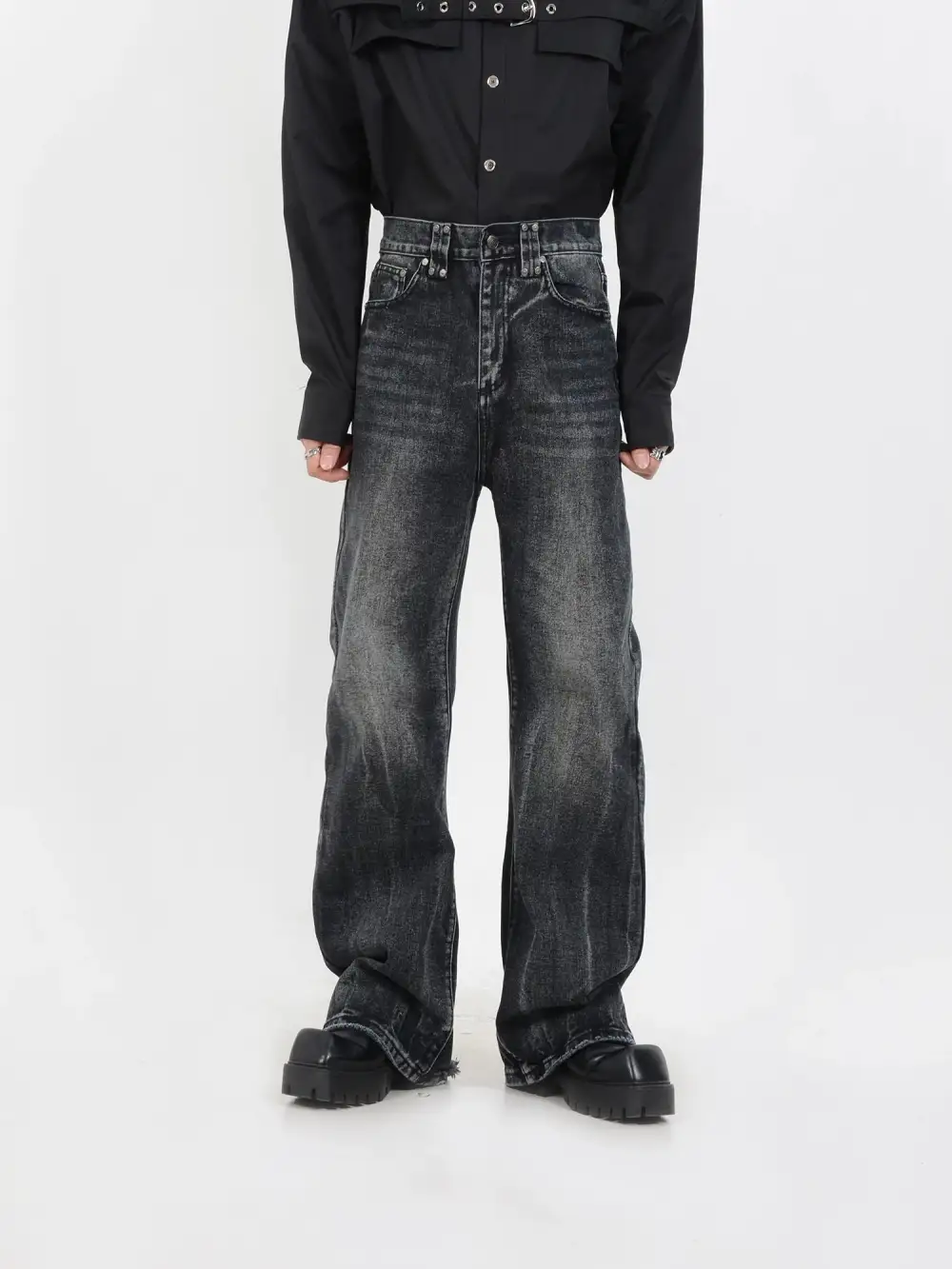 Obsidian Drift Wash Jeans