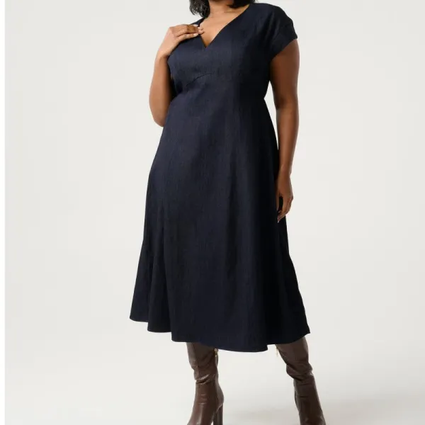 Denim Women's Midi Dress