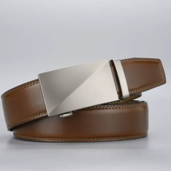 Sleek Leather Belt