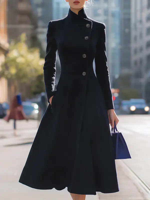 Button Front Coat