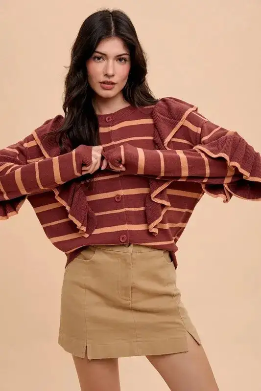 Fitted Cotton Blend Blouse