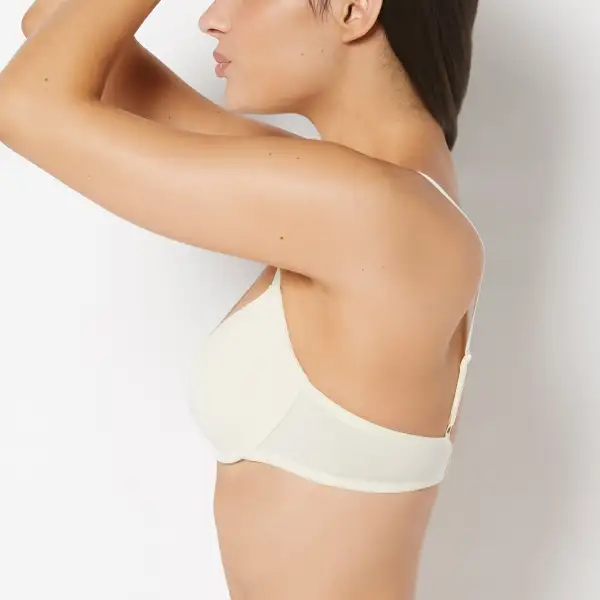 Sleek Lightly Lined Demi Cotton Bra