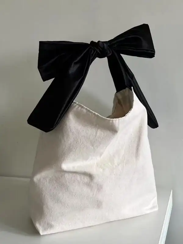 Bow Detail Panel Shoulder Bag