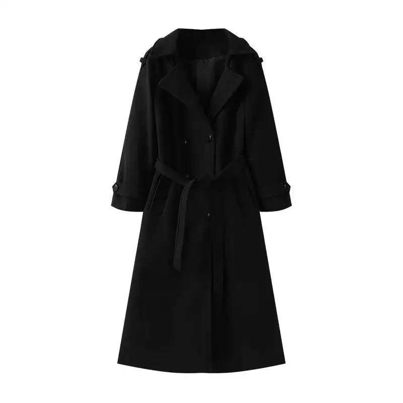 Modern Lapel Collar Trench Coat