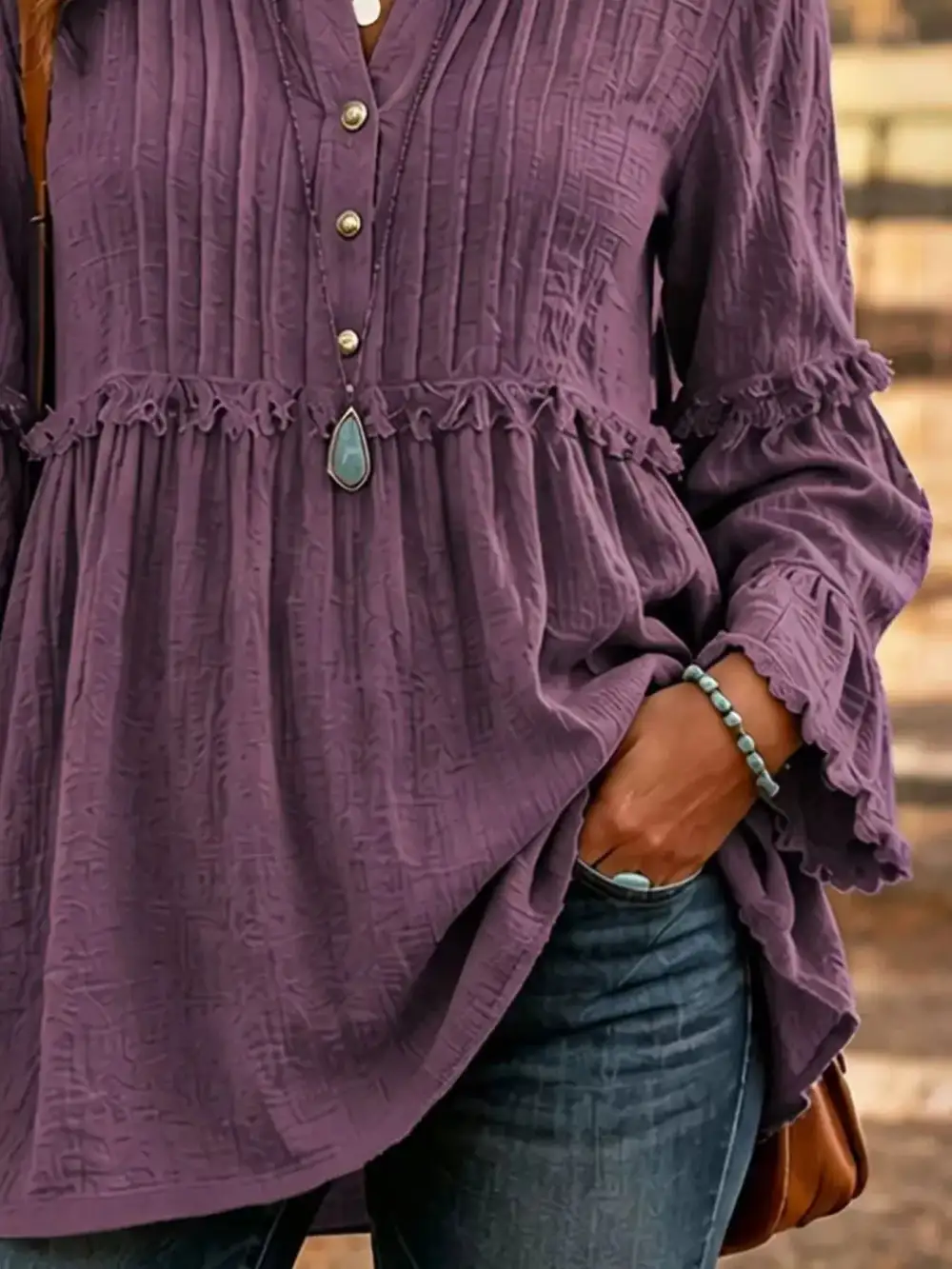 Long Sleeve Everyday Blouse