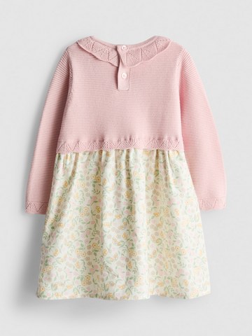 0-18mths | Pure Cotton Newborn Cardigan Smock Dress detail 1