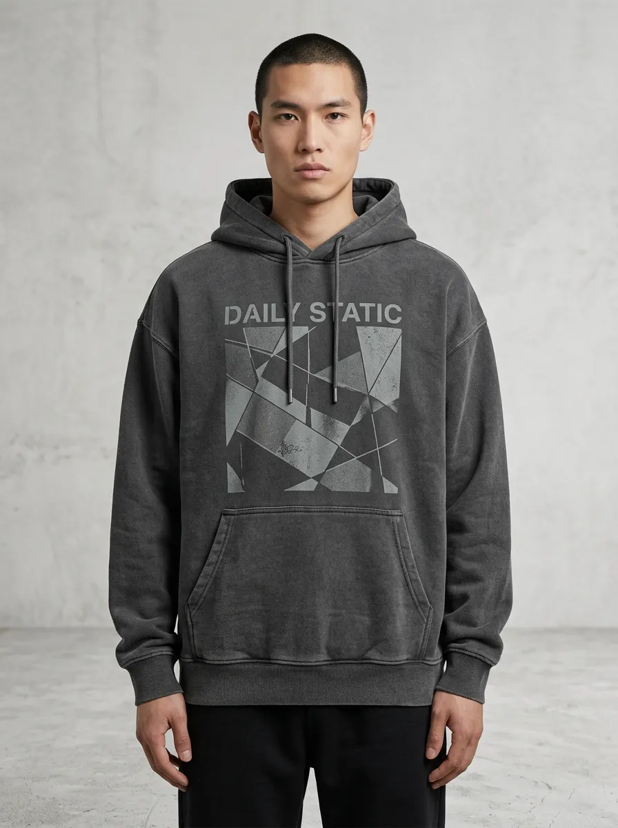 Graphic Geometric Abstract Men's Graphic Hoodie