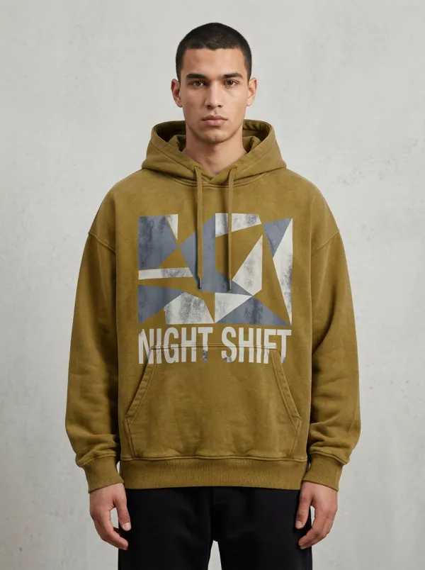 Streetwear Geometric Men's Graphic Hoodie
