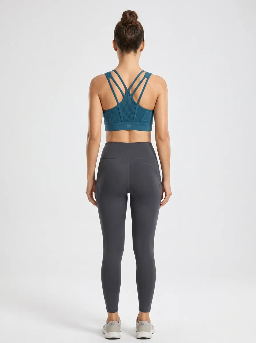 Modern Geometric Casual Look Women's Sports Bra