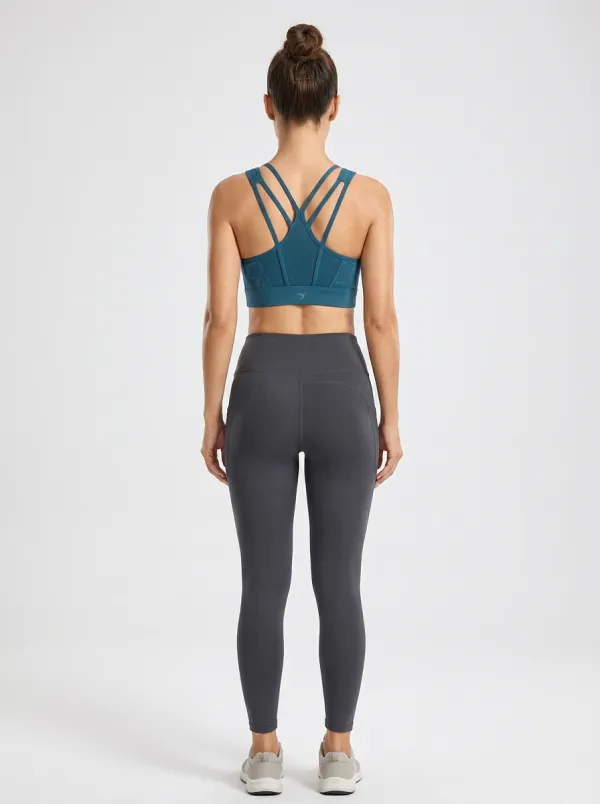 Modern Geometric Casual Look Women's Sports Bra
