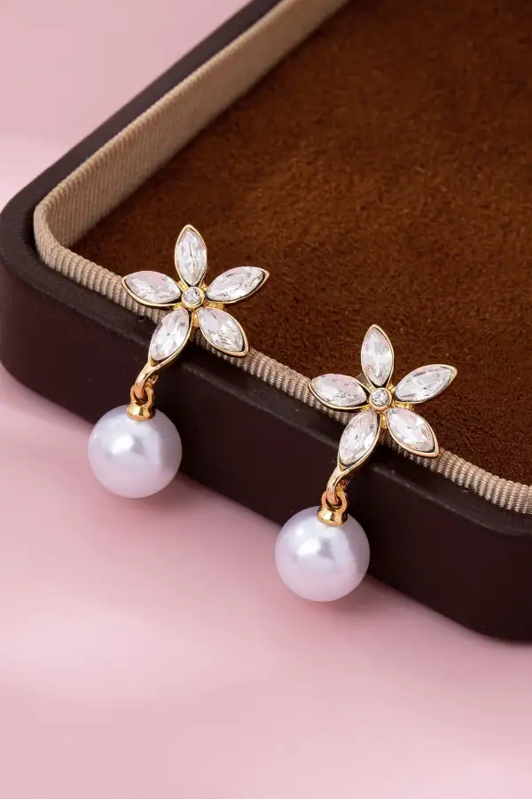 Glass Crystal Star Flower Round