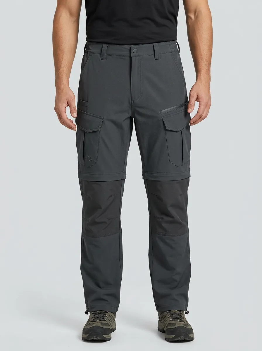 Men's Canyon Rugged Multi-Pocket Waterproof Zip-Off Tactical Cargo Pants