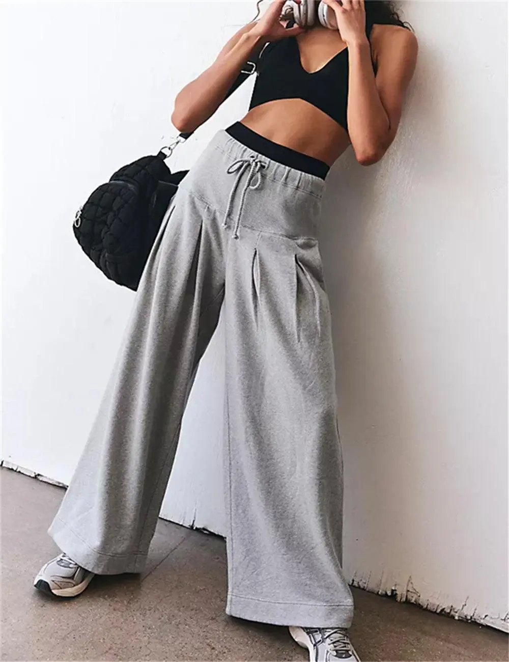 Drawstring Soft Pants
