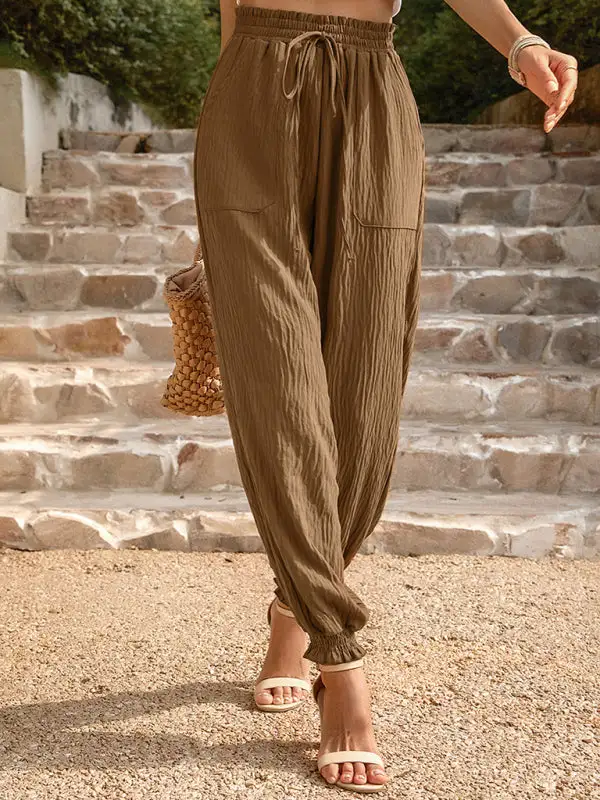 Woven Clean High Waisted Pants