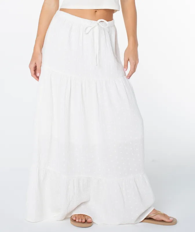 Relaxed Flowing Woven Skirt
