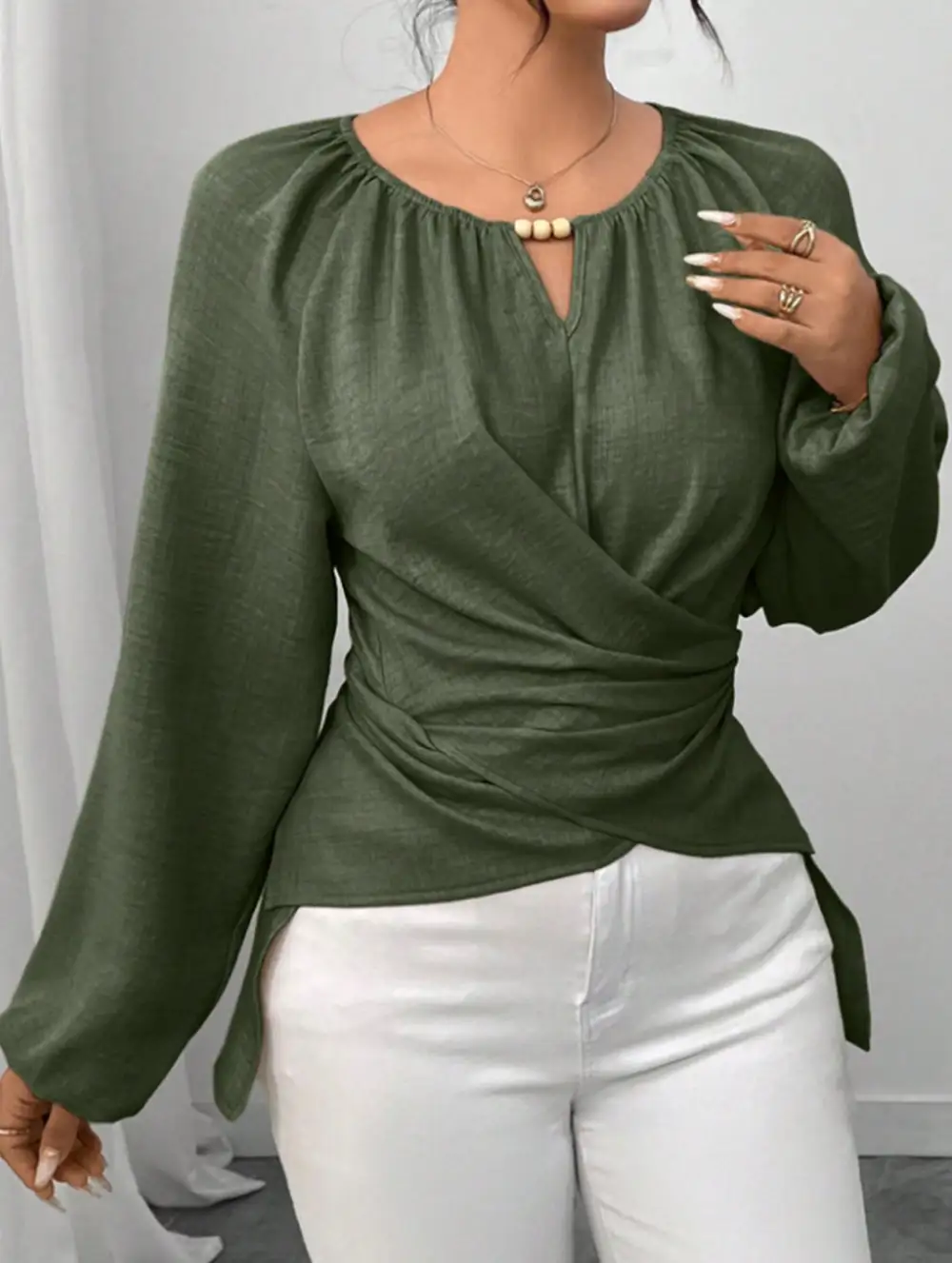 Lightweight Easy Drape Blouse