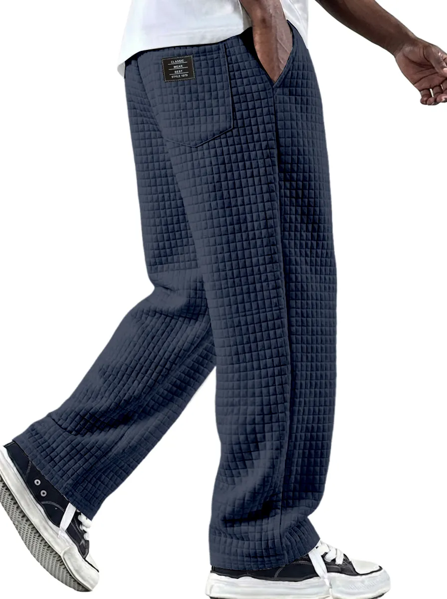 Textured Knit Utility Pocket Pants