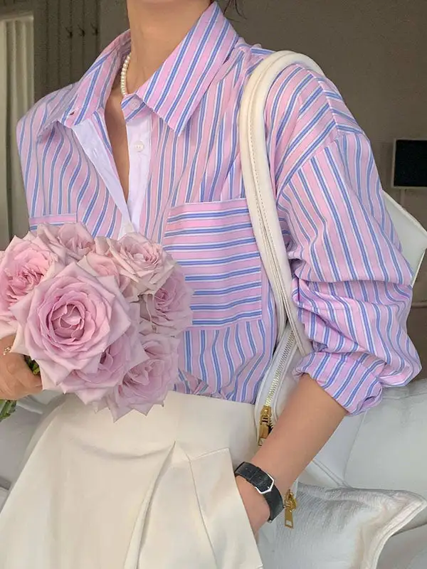 Women's Colorblock Blouse