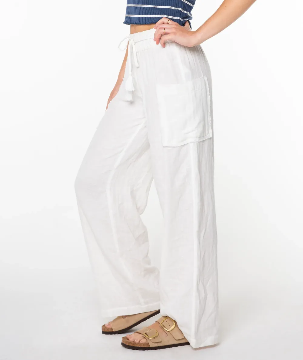 Orange Long Women's Casual Pants