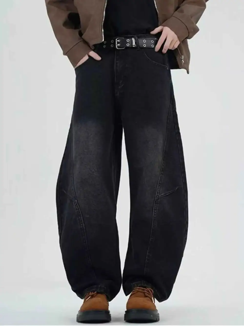 Modern Washed Wide Leg Jeans