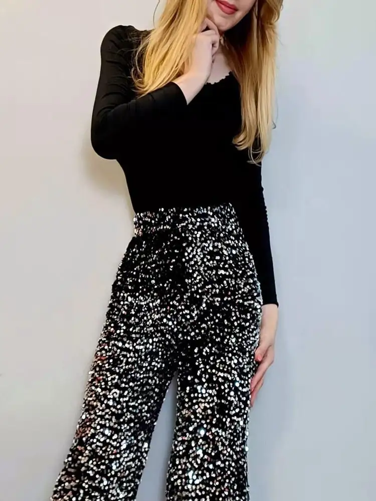 Wide Leg Sequin Full Collection