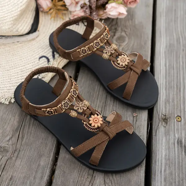 Cushion Base Flat Sandals