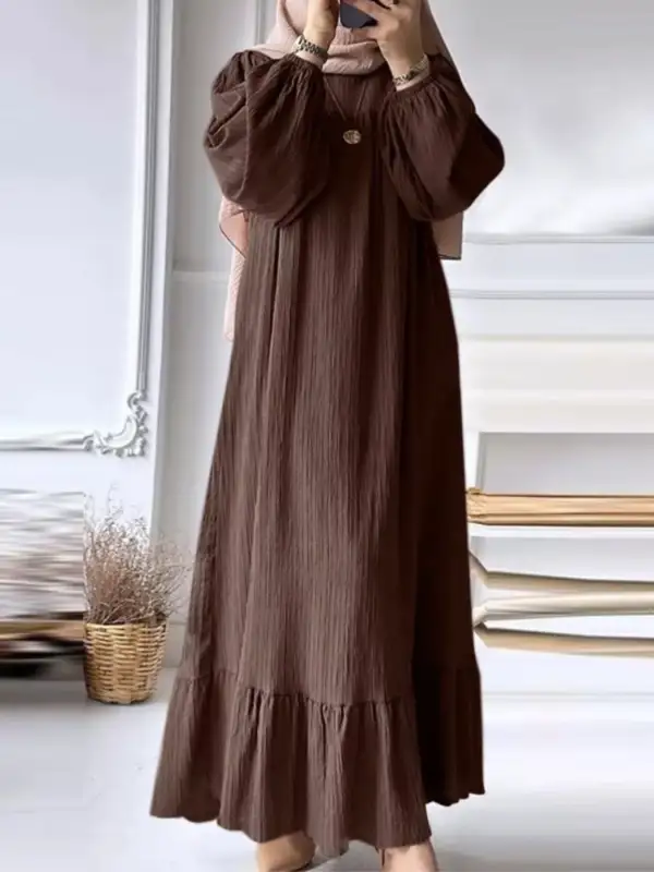 Textured Maxi Dress