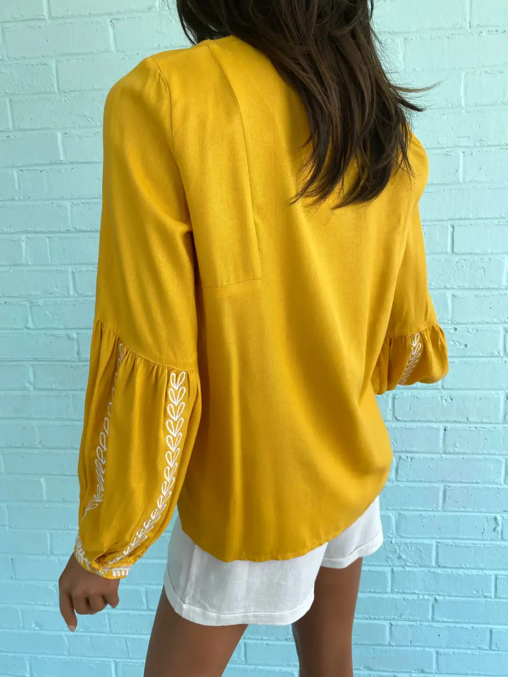 Relaxed Embroidered Blouse