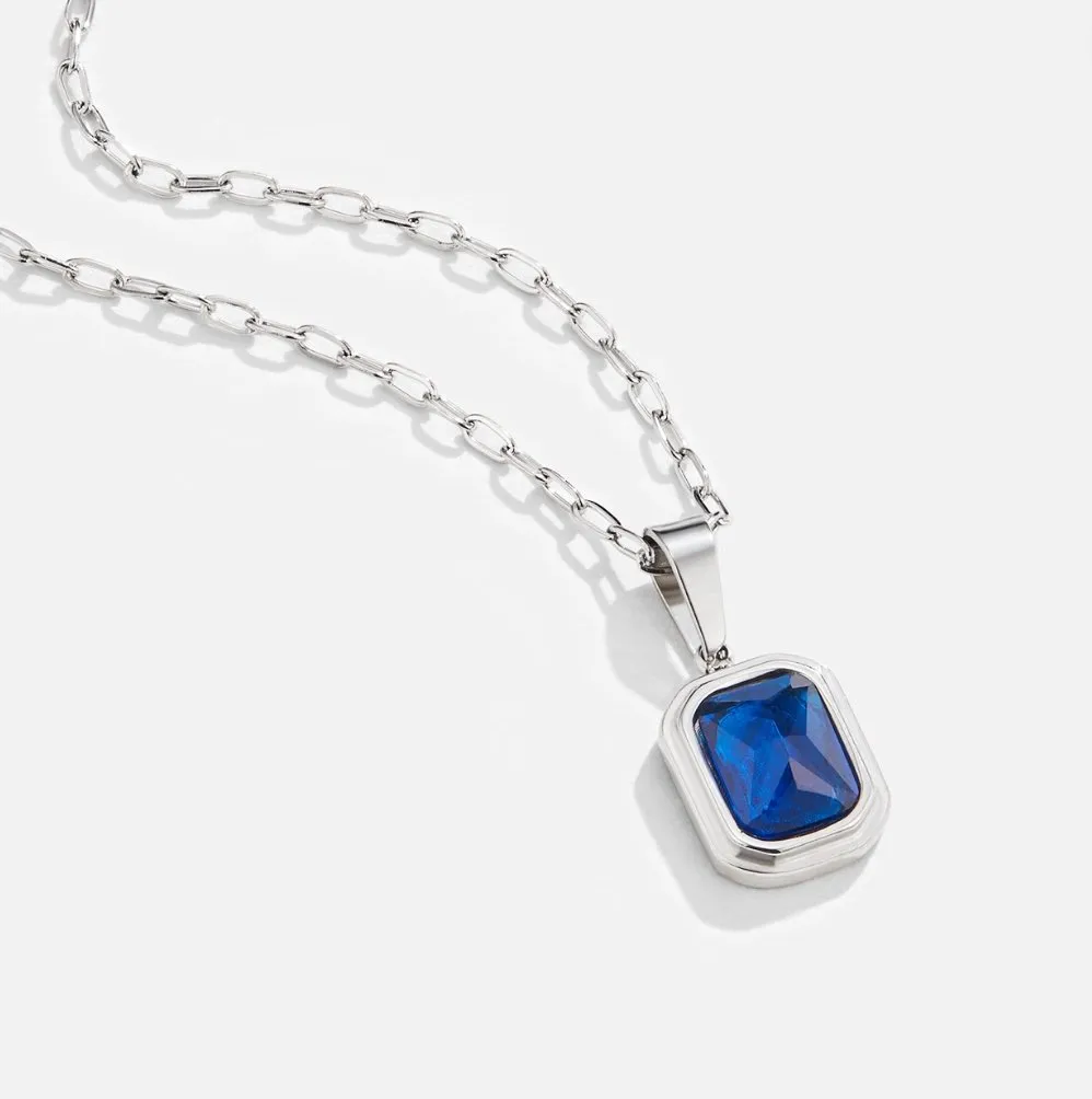 Adjustable Crystal Pendant Necklace