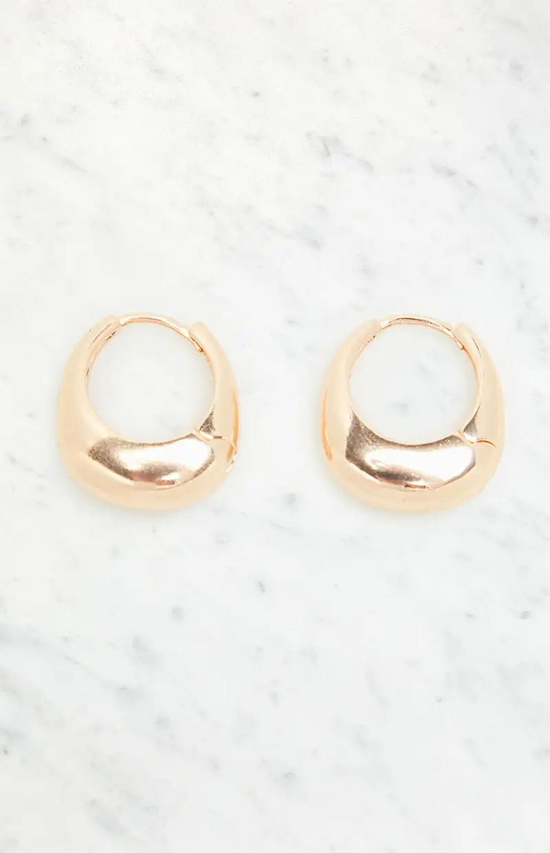 John Galt Gold Hoop Earrings