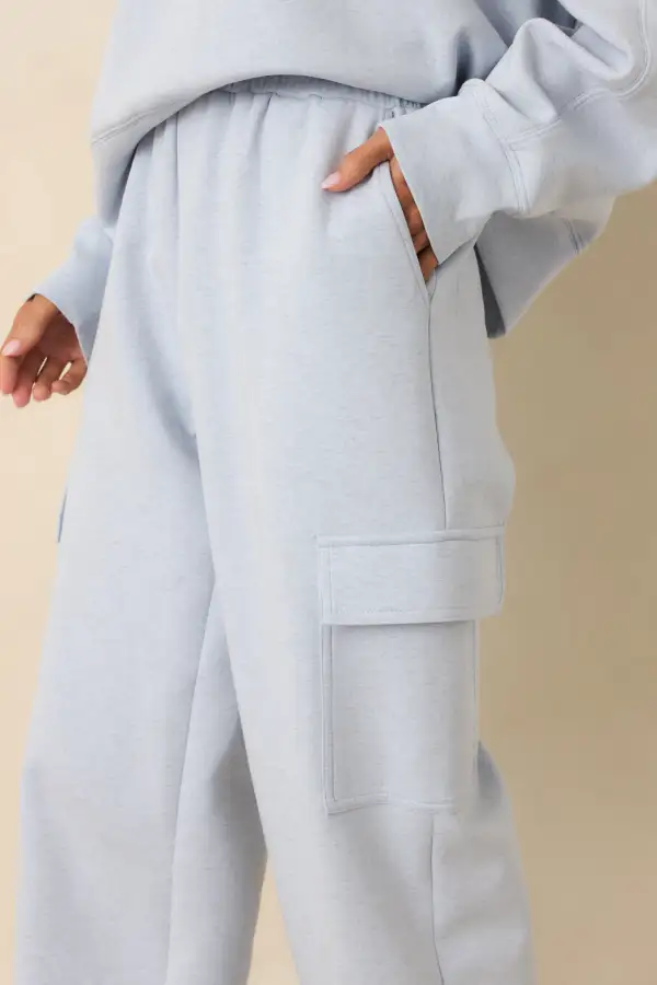Light Heather Cargo Jogger Sweatpants