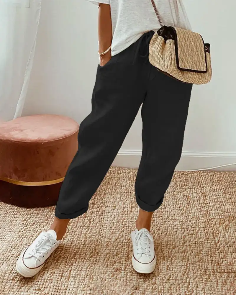 Classic Linen Everyday Casual Pants