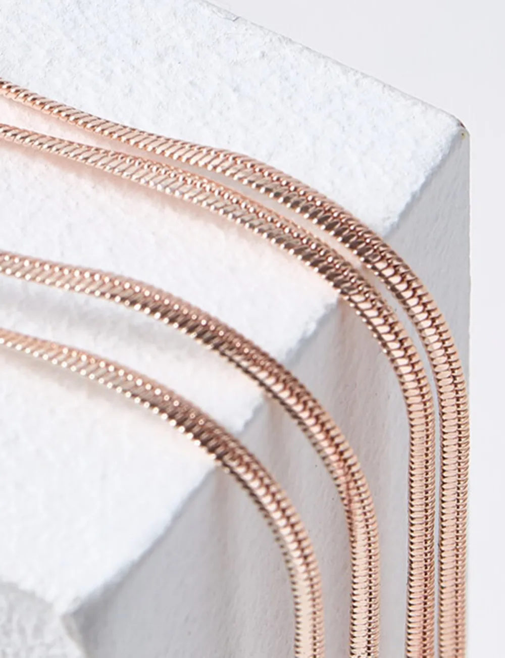 Rose Gold Long Tassel Earrings