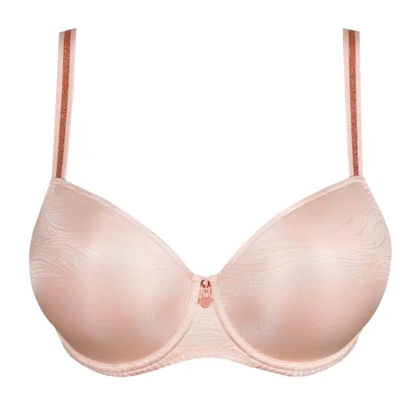 Women's Underwire Padded Seamless Check Pattern Bra