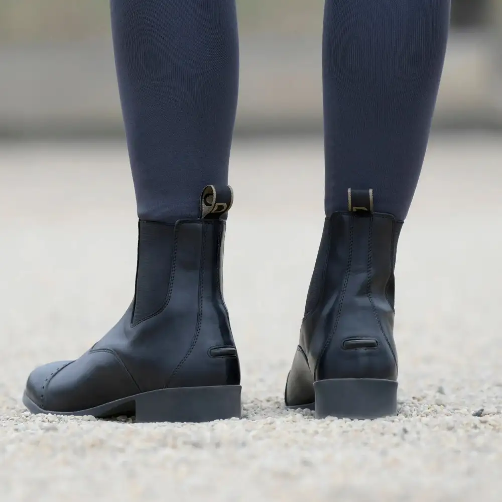 Zip Leather Paddock Boots