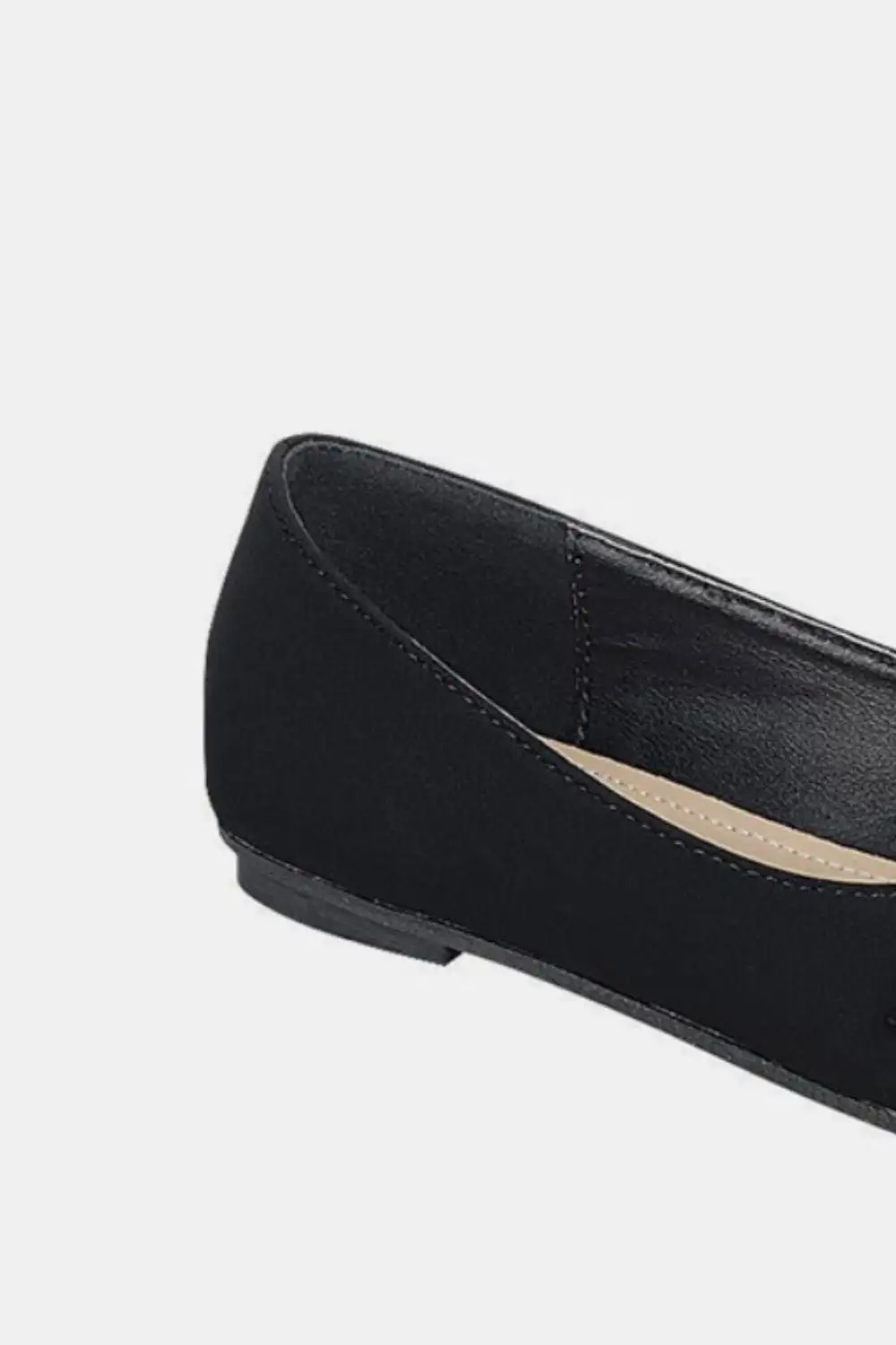 Rhinestone Buckle Flats