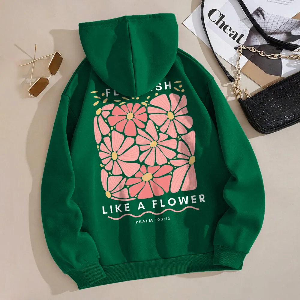 like a flower Bohemian flowers Women's Fashion Hoodie