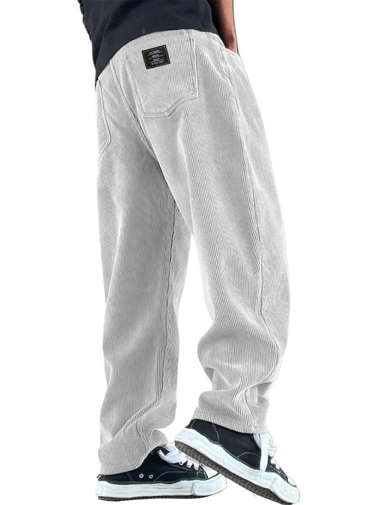 Relaxed Corduroy Utility Pocket Pants