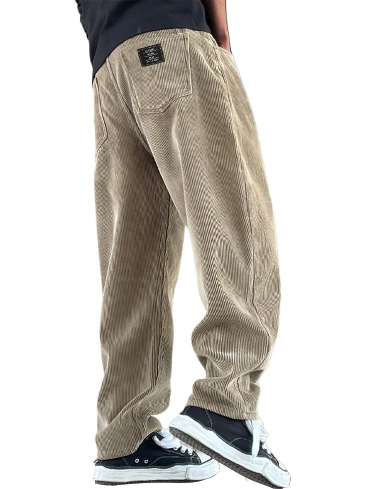 Relaxed Corduroy Utility Pocket Pants