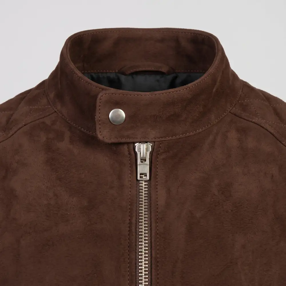 Classic Suede Biker Western Multi Pocket Jacket