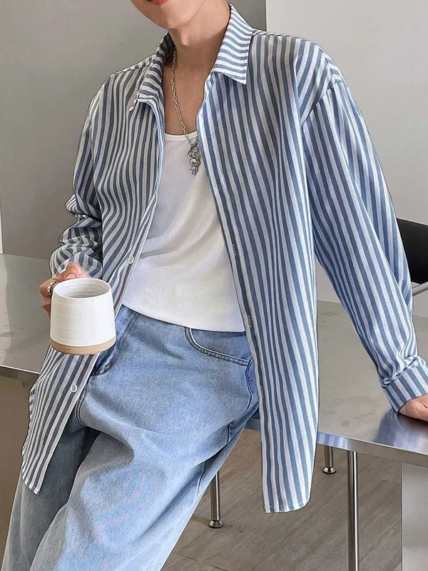 Striped Collared Shirt
